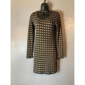 Love culture black and taupe long sleeve dress